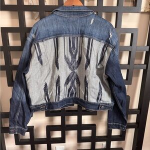 Ariat Blue Distressed Denim Trucker Jacket